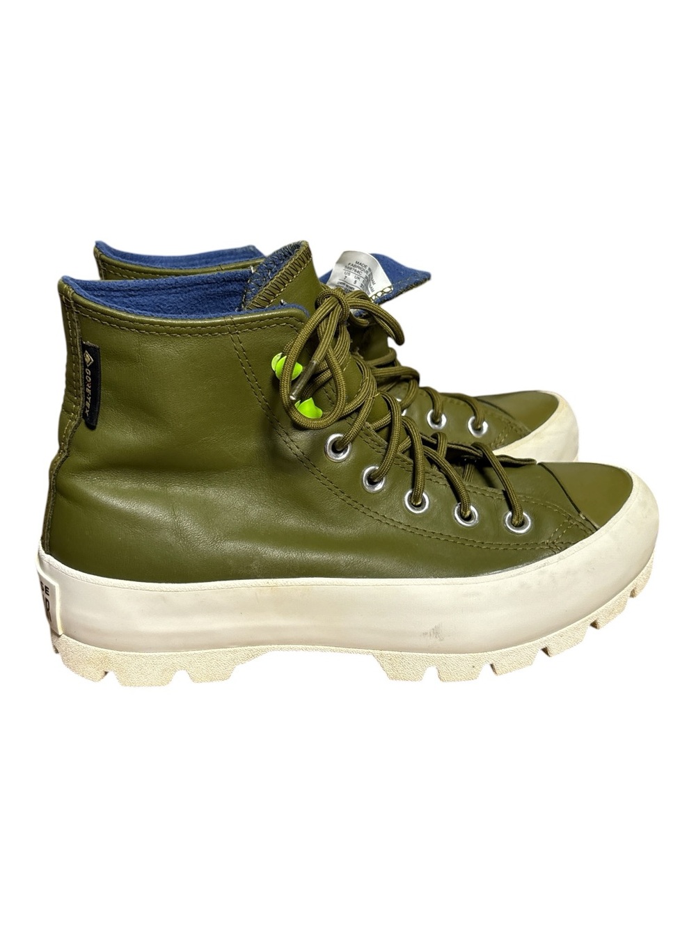 Converse Allstar CT Lugged Goretex Green High-Top Leather Sneakers Winter Boots